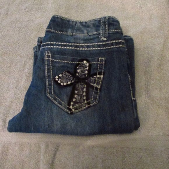 Look @ Me Jeans Cross Boot Cut 26 X 29 SZ 3 Low Rise..SOLD!!! - Picture 3 of 8
